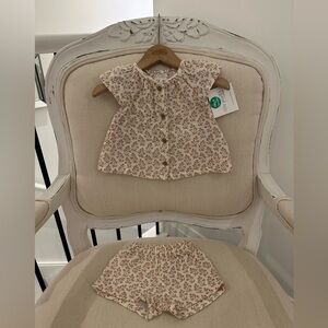 🧸 3 Mth Organic Carter's Little Planet Baby 2 Piece Set